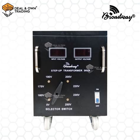 5 kva transformer price|Broadway 5KVA 5000W Step Up Transformer .